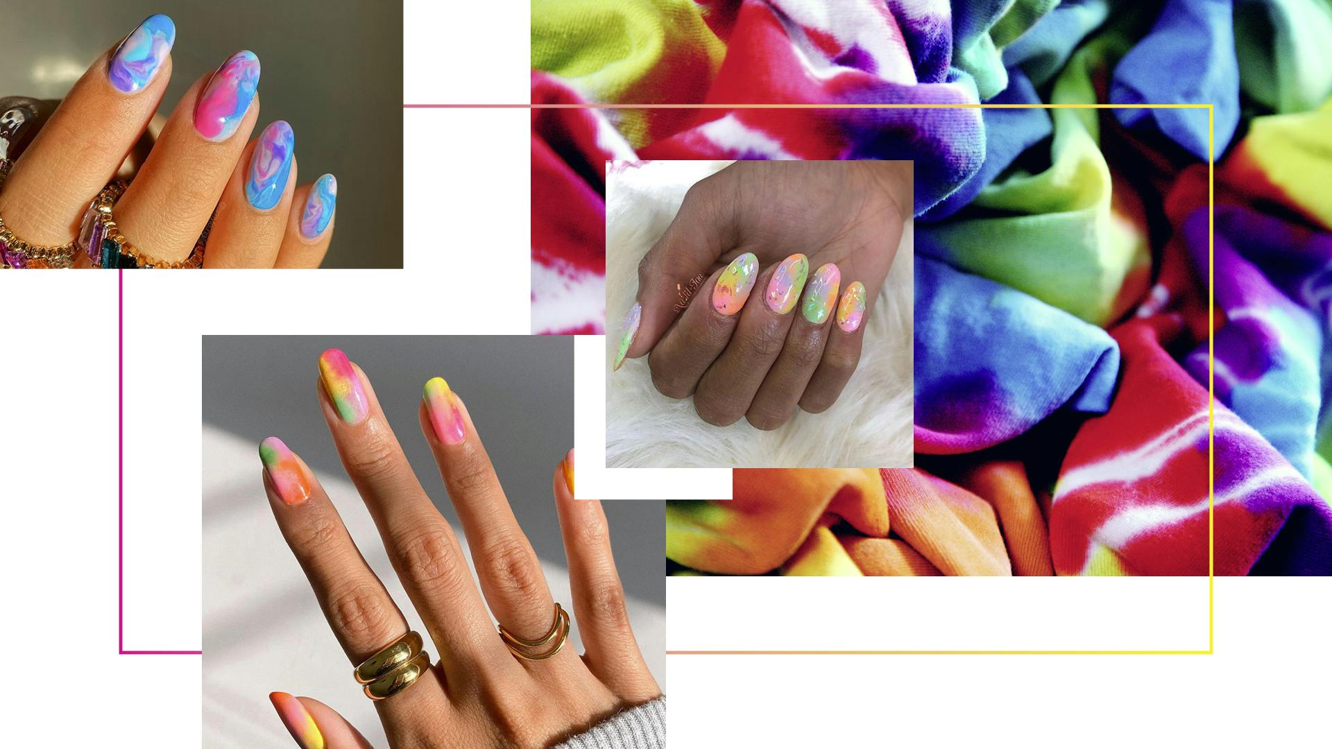 Dive into Summer with Vibrant Nail Art Designs : Colourful Colour Blocks